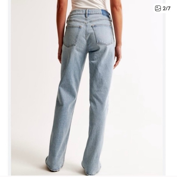 Abercrombie & Fitch the 90s relaxed fit high-rise size 16 - Picture 3 of 8